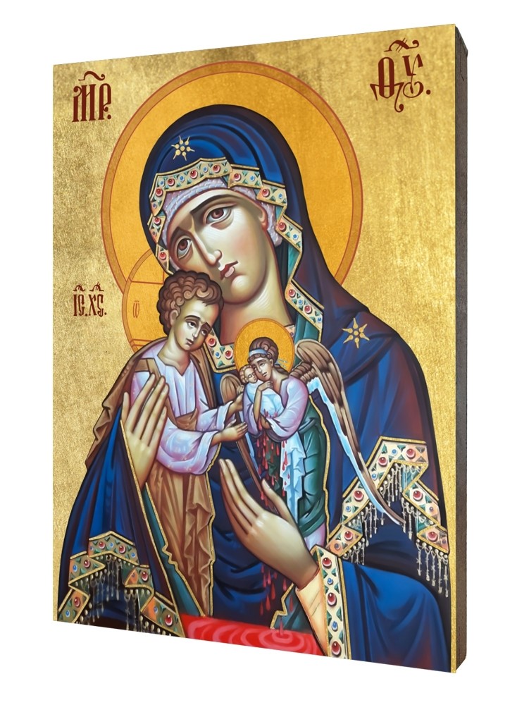 Ikona BOHORODIČKA TRÚCHLIACA NAD POTRATENÝMI DEŤMI