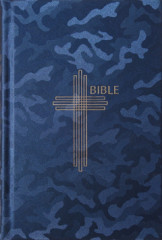 Bible EP s DT, jednosloupcov, modr