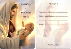 Kartika ku sviatosti krstu (LV117)