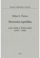 Slovensk republika a jej vzahy k Svtej stolici 1939 - 1940 (8)